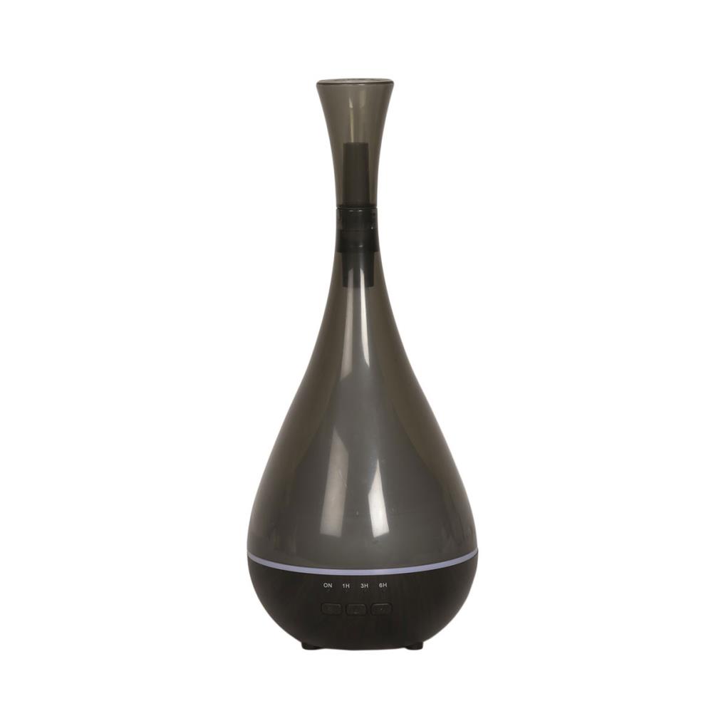 Aroma LED Dark Wood Effect Funnel Ultrasonic Electric Oil Diffuser £23.39